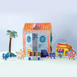 Tiny House para Colorir e Brincar OMY