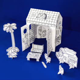 Tiny House para Colorir e Brincar OMY