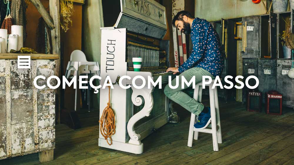 Começa com um passo