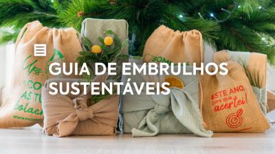 Guia de embrulhos sustentáveis